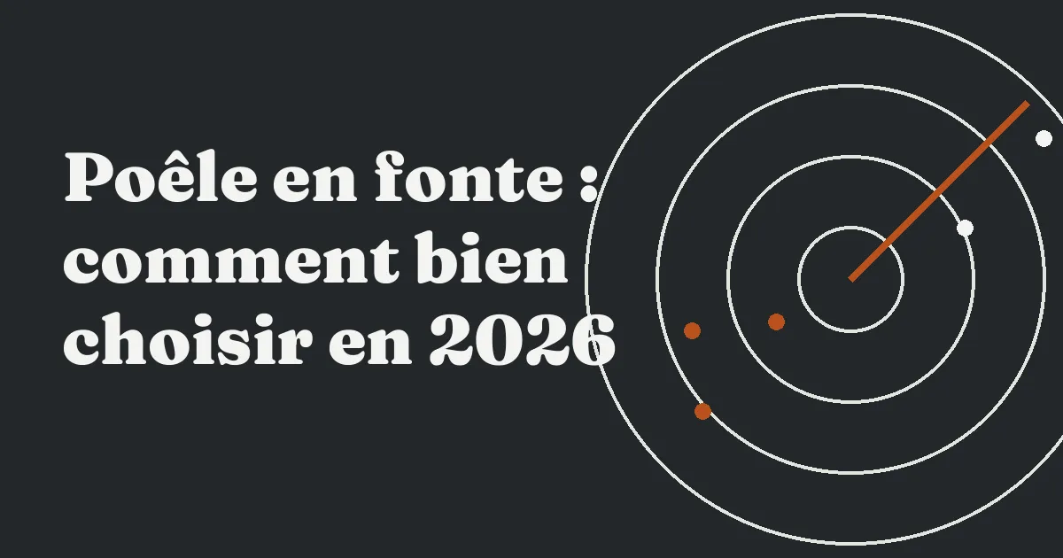 Poêle en fonte Lodge de 26 cm, première de notre classement